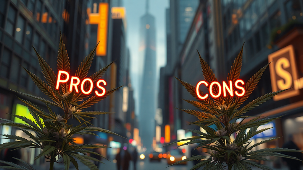 카나비스 A to Z 완벽 가이드 9 합법화 논쟁, 미래는? (realistic 스타일)