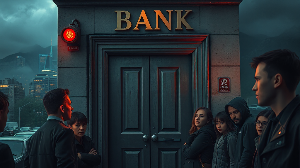 가계대출 셧다운 원인과 영향 분석 3 가계대출 셧다운, 왜? (realistic 스타일)