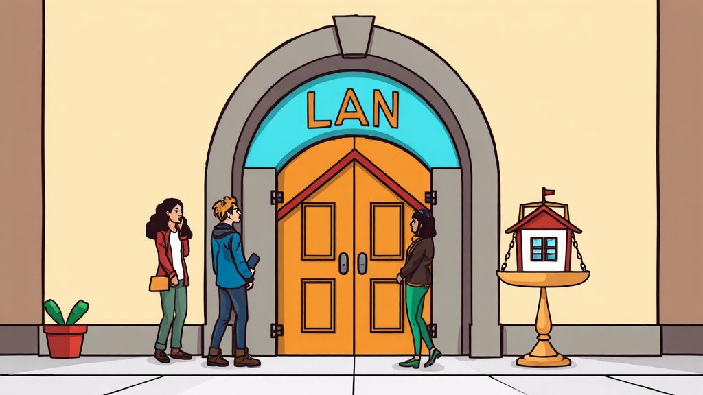 가계대출 셧다운 원인과 영향 분석 8 향후 가계대출 정책 전망 (cartoon 스타일)