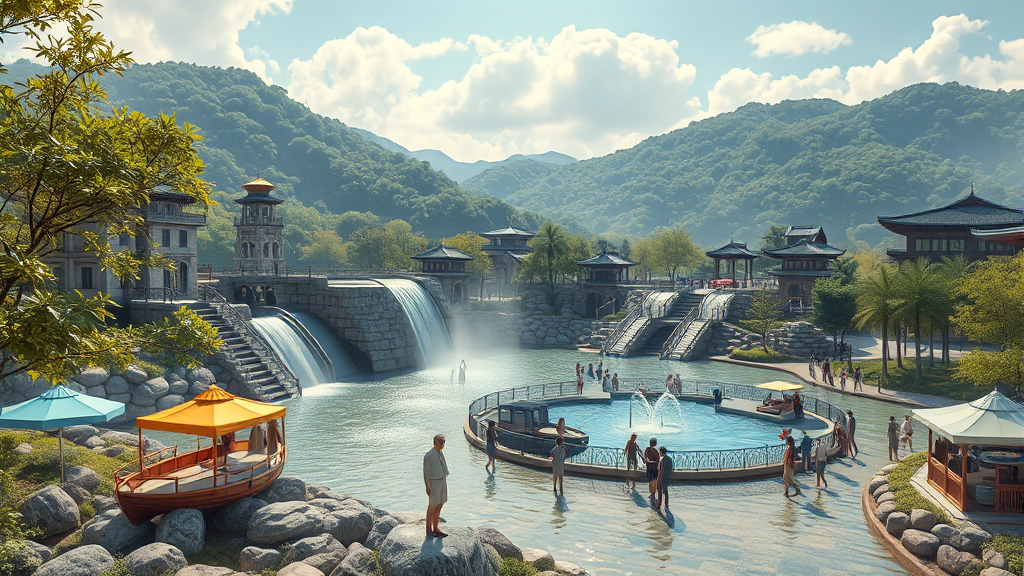 강원랜드, 3조 투자 K-HIT 마스터플랜 발표 3 K-HIT 마스터플랜, 핵심은? (realistic 스타일)