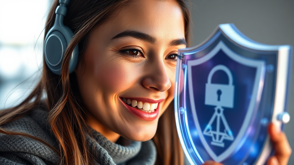 AI 스마트리빙 앱 비서 완벽 분석 8 AI 비서 보안 및 개인 정보 보호 (realistic 스타일)