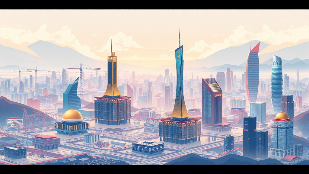 용인시 반도체 1000조 투자 유치 4 용인 반도체 클러스터 조성 계획 (illustration 스타일)