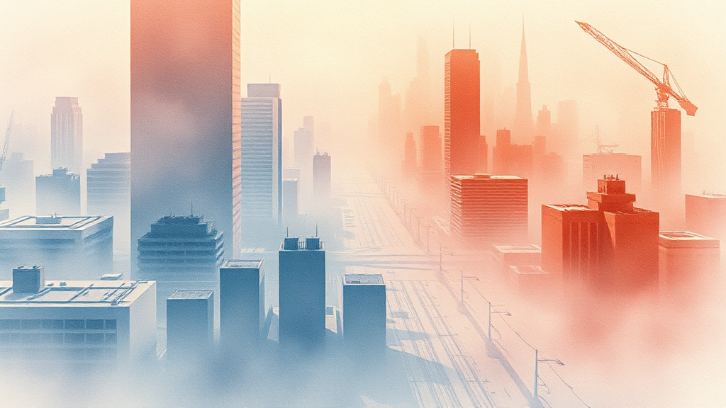 AI 노동시장 대변혁: 생존 전략은? 5 AI, 양극화를 심화시킬까? (watercolor 스타일)