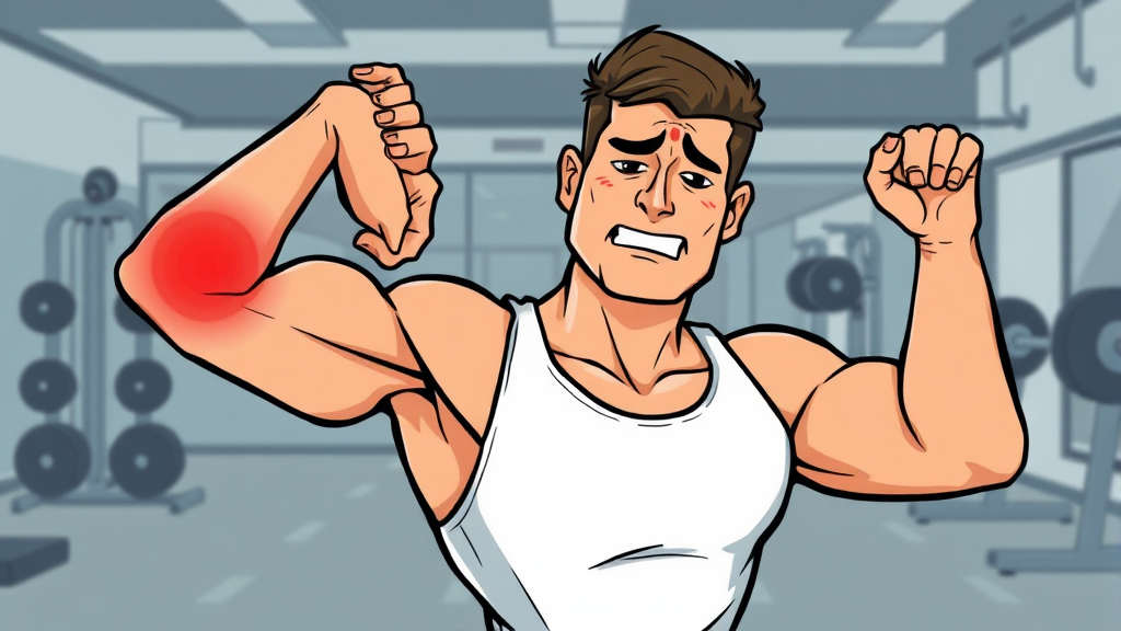 상완이두건염 A to Z 3 상완이두건염이란? (cartoon 스타일)