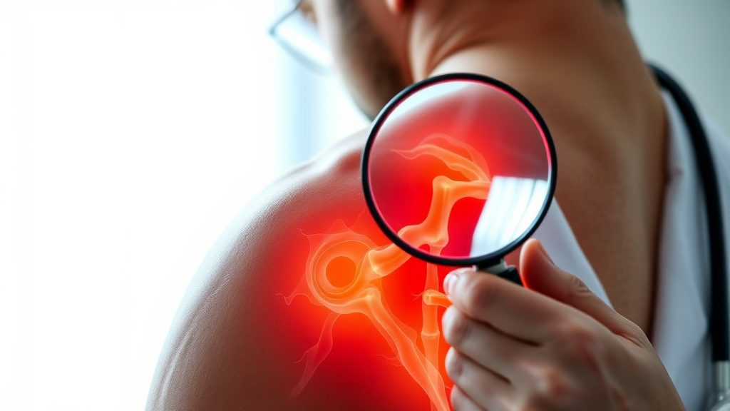 상완이두건염 A to Z 6 상완이두건염 진단 (realistic 스타일)