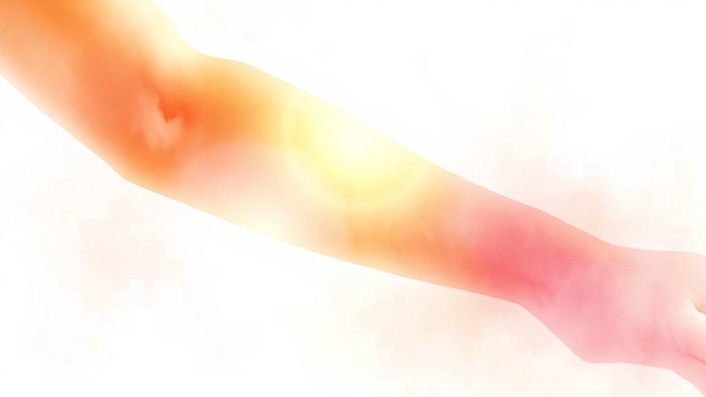 상완이두건염 A to Z 7 상완이두건염 치료 (watercolor 스타일)