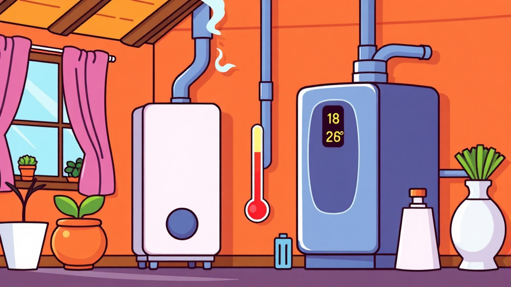 겨울 난방비 절약 완벽 가이드 5 보일러 효율, 이렇게 극대화 (cartoon 스타일)