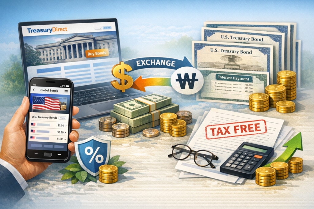 미국 국채 투자 과정 설명