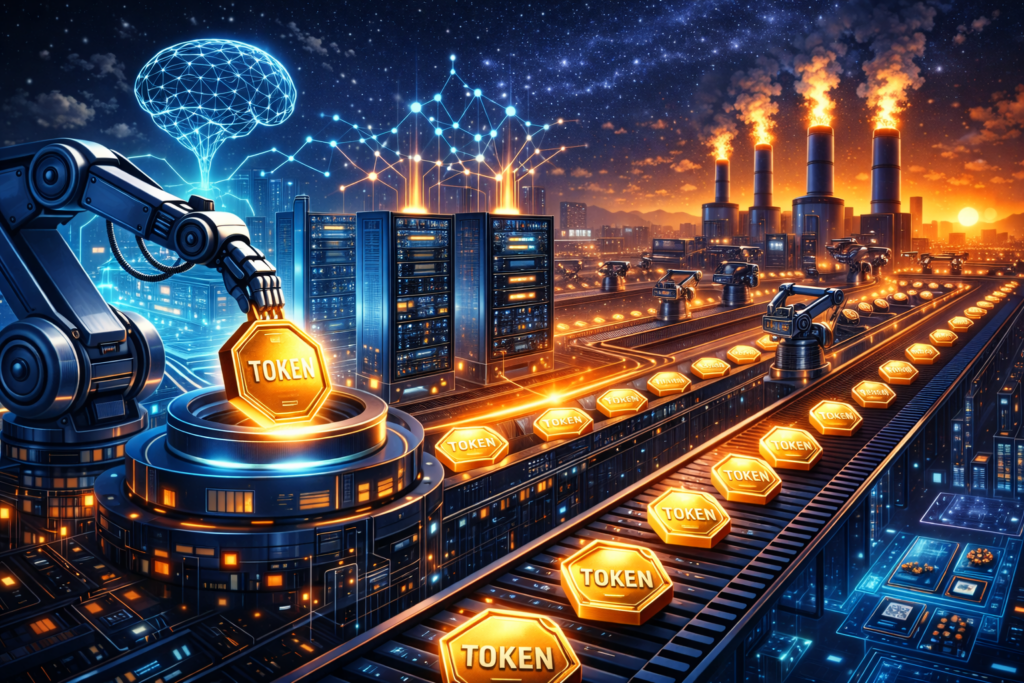 디지털 토큰 생산 공장