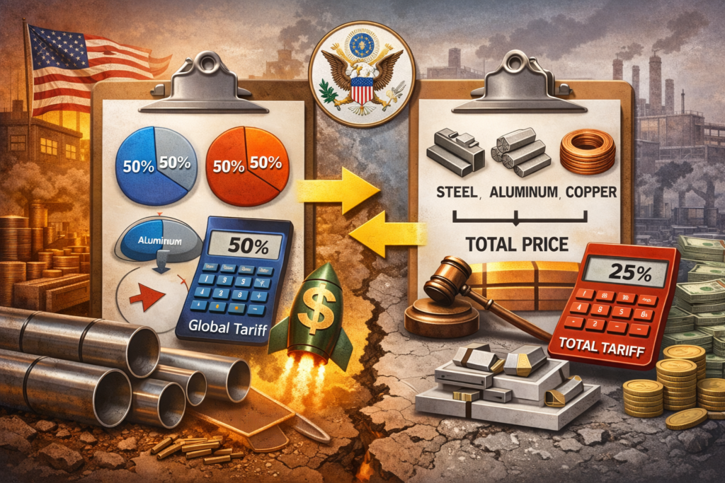 미국 철강·구리 25% 관세, 한국 기업 영향과 대응 전략 4 미국의 무역 확장법 하 세금 변화